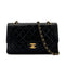 CHANEL VINTAGE CLASSIC FLAP MEDIUM CHAIN SHOULDER BAG BLACK LAMB SKIN 90298158 - PURPOSE