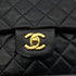 CHANEL VINTAGE CLASSIC FLAP MEDIUM CHAIN SHOULDER BAG BLACK LAMB SKIN 90298158 - PURPOSE