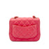 CHANEL VINTAGE MINI SQUARE 17 CHAIN SHOULDER BAG PINK LAMB SKIN 90298159 - PURPOSE