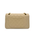 CHANEL VINTAGE CLASSIC FLAP SMALL CHAIN SHOULDER BAG BEIGE LAMB SKIN 90298161 - PURPOSE