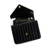 CHANEL VINTAGE V STITCH BLACK CHAIN SHOULDER BAG LAMB SKIN 90298165 - PURPOSE