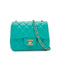 CHANEL MINI MATELASSE 20 CHAIN SHOULDER BAG MINT GREEN LAMB SKIN 90298167 - PURPOSE
