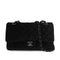 CHANEL CLASSIC FLAP MEDIUM CHAIN SHOULDER BAG BLACK VELOR 90298168 - PURPOSE