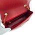 CHANEL VINTAGE DIANA MEDIUM CHAIN SHOULDER BAG RED CAVIAR SKIN 90298170 - PURPOSE