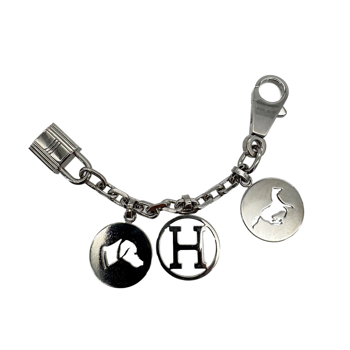 HERMES BAG CHARM AMULET 4 SILVER ACCESSORY 90298172