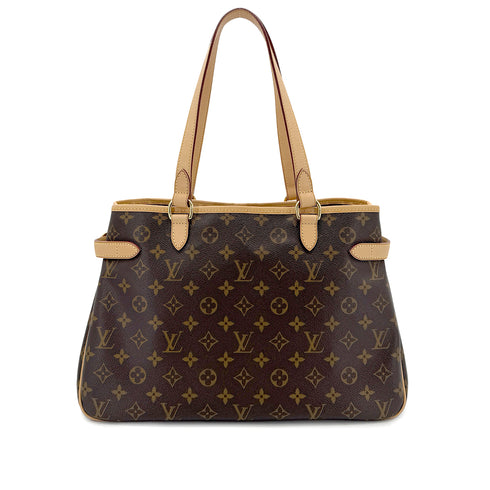 LOUIS VUITTON MONOGRAM BATIGNOLLES HORIZONTAL TOTE BAG BROWN M51154 90298311 - PURPOSE