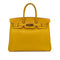 HERMES BIRKIN 35 JAUNE COURCHEVEL HAND BAG 〇Y GHW 90298313 - PURPOSE