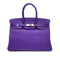 HERMES BIRKIN 35 ULTRA VIOLET EPSOM HAND BAG □P SHW 90298317 - PURPOSE
