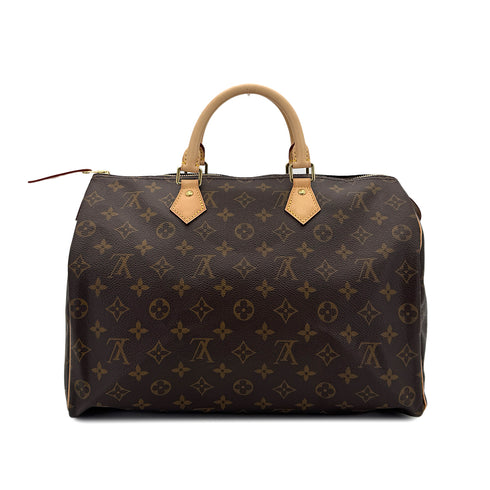 LOUIS VUITTON MONOGRAM SPEEDY 35 HAND BAG BROWN M41107 90298319 - PURPOSE