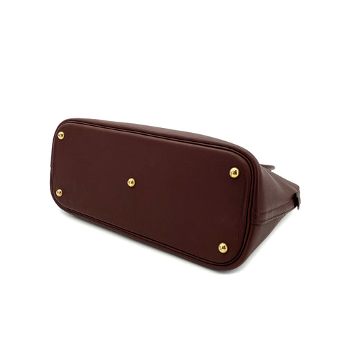 HERMES BOLIDE 35 HABANA TOGO HAND BAG □A GHW 90298320 - PURPOSE