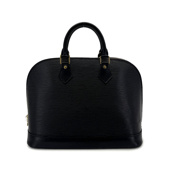 LOUIS VUITTON EPI ALMA PM HAND BAG BLACK LEATHER M52142 90298322 - PURPOSE