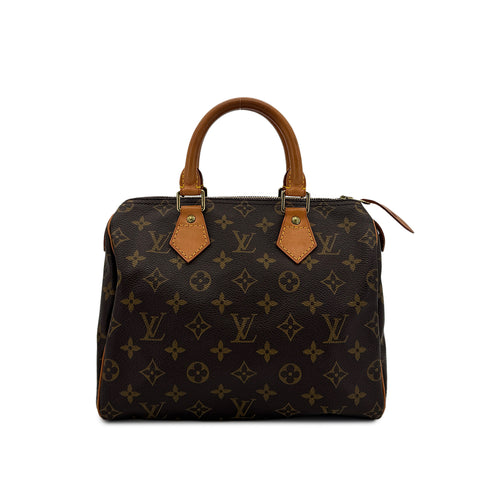 LOUIS VUITTON MONOGRAM SPEEDY 25 HAND BAG BROWN M41528 90298324 - PURPOSE