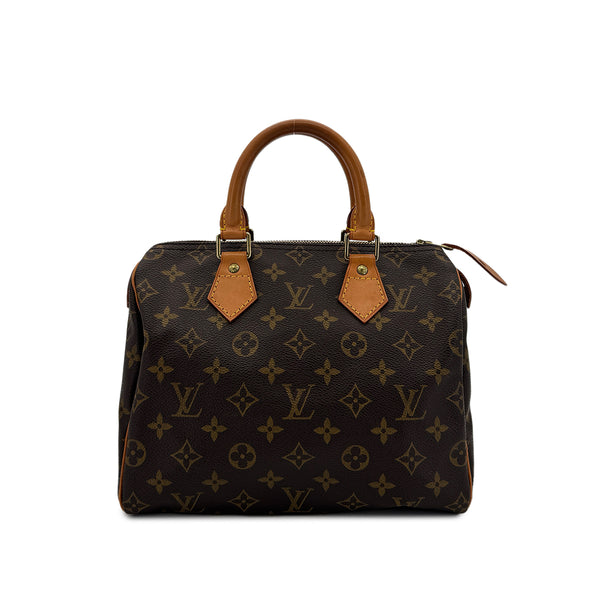 LOUIS VUITTON MONOGRAM SPEEDY 25 HAND BAG BROWN M41528 90298324 - PURPOSE