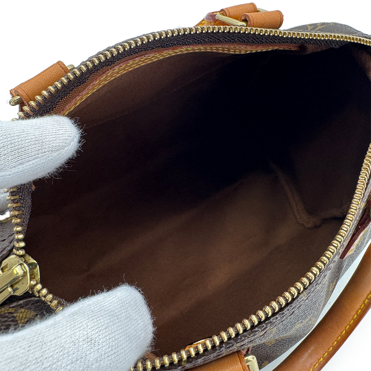 LOUIS VUITTON MONOGRAM SPEEDY 25 HAND BAG BROWN M41528 90298324