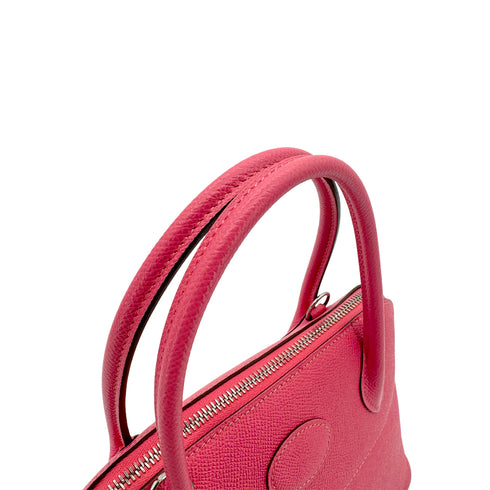 HERMES BOLIDE 27 ROSE AZALEE VEAU EPSOM HAND SHOULDER BAG T SHW 90298327 - PURPOSE
