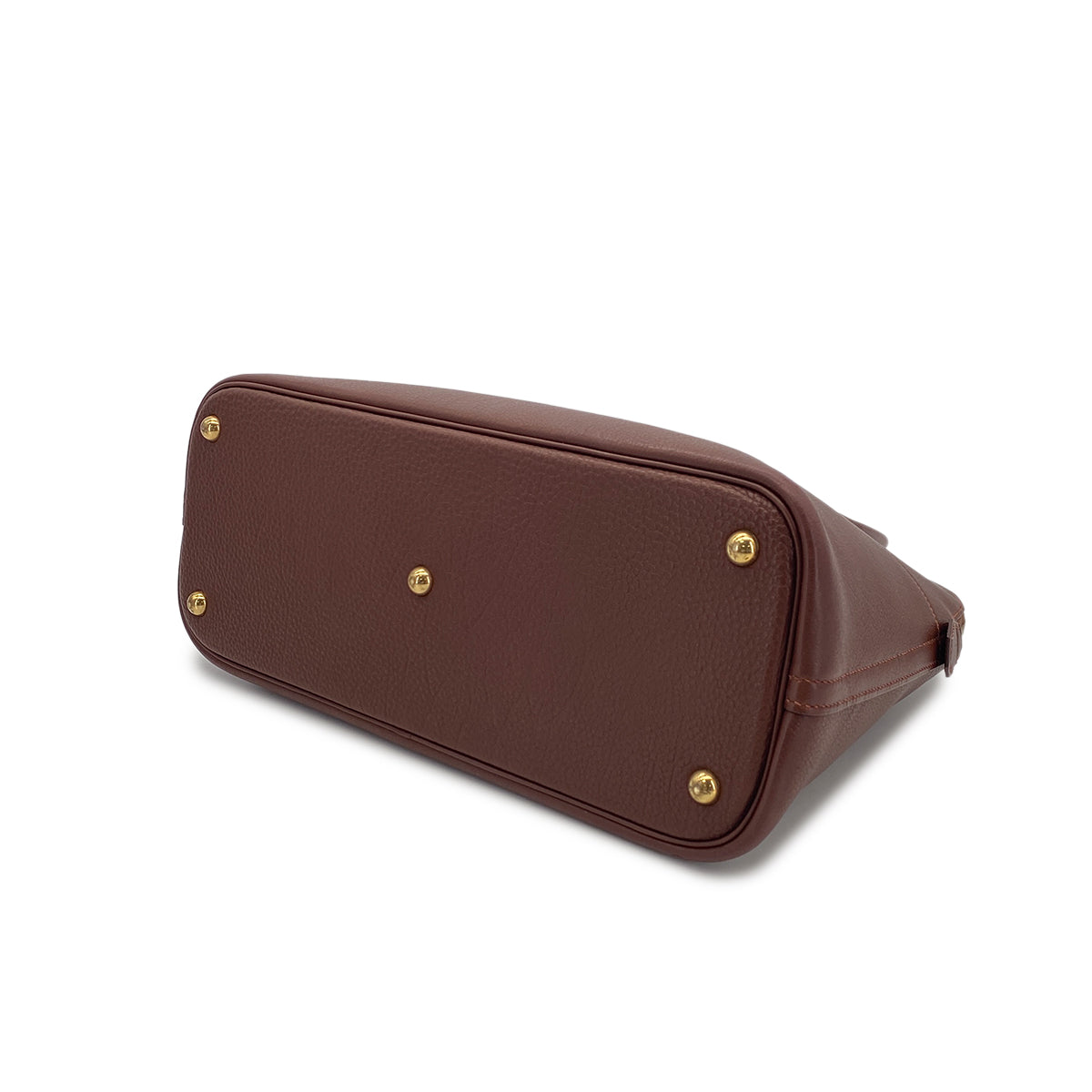 HERMES BOLIDE 35 MARRON FONCE TOGO HAND SHOULDER BAG □A GHW 90298333
