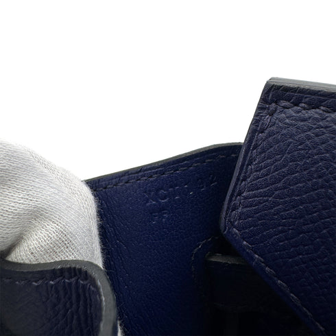 HERMES BIRKIN 30 BLUE SAPHIR EPSOM HAND BAG X GHW 90298336 - PURPOSE