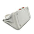 HERMES BIRKIN CLUB 35 WHITE GRIS PERLE SANGUINE TAURILLON CLEMENCE LIZARD HAND BAG □P SHW 90298337 - PURPOSE