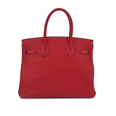 HERMES BIRKIN 30 ROUGE PIVOINE TOGO HAND BAG □R SHW 90298338 - PURPOSE