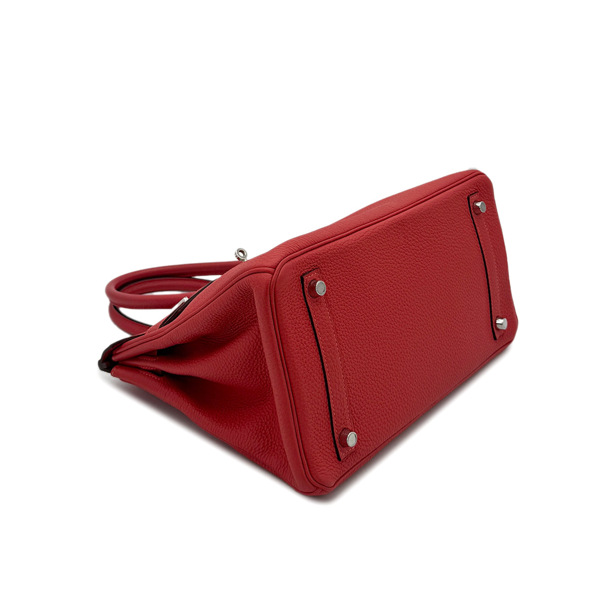 HERMES BIRKIN 30 ROUGE PIVOINE TOGO HAND BAG □R SHW 90298338