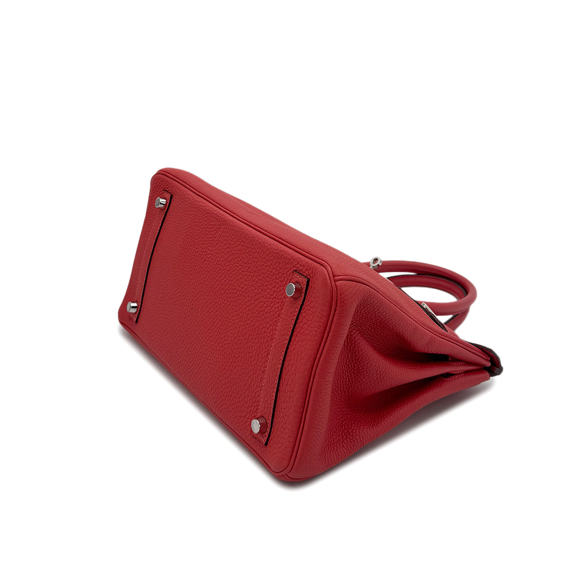 HERMES BIRKIN 30 ROUGE PIVOINE TOGO HAND BAG □R SHW 90298338