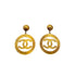 CHANEL VINTAGE EARRINGS BIG COCOMARK ACCESSORY GOLD 93A 90298339