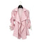 CHANEL COCOMARK GATHERED SLEEVEES STRIPED TERRY CLOTH JACKET PINK WHITE COTTON 38 P60 RTW 90298341