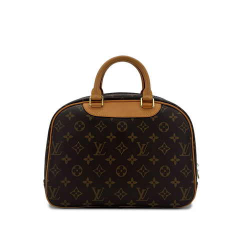 LOUIS VUITTON MONOGRAM TROUVILLE HAND BAG BROWN MONOGRAM M42228 90298464 - PURPOSE