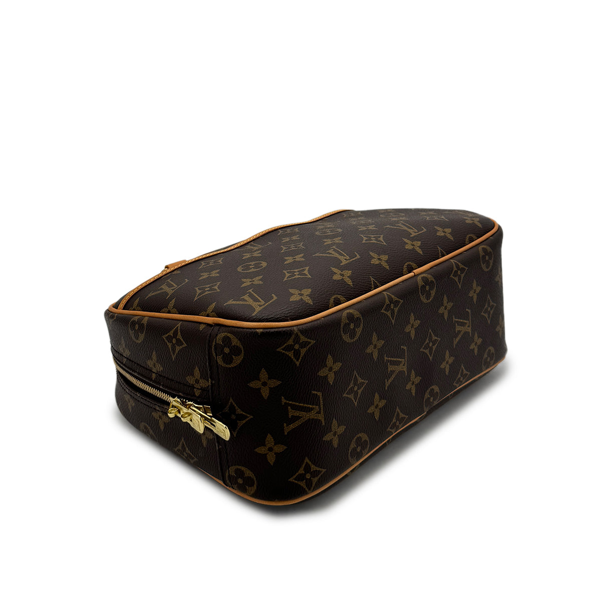 LOUIS VUITTON MONOGRAM TROUVILLE HAND BAG BROWN MONOGRAM M42228 90298464