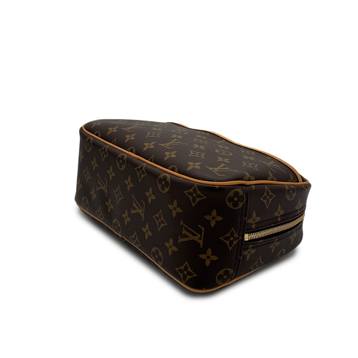 LOUIS VUITTON MONOGRAM TROUVILLE HAND BAG BROWN MONOGRAM M42228 90298464