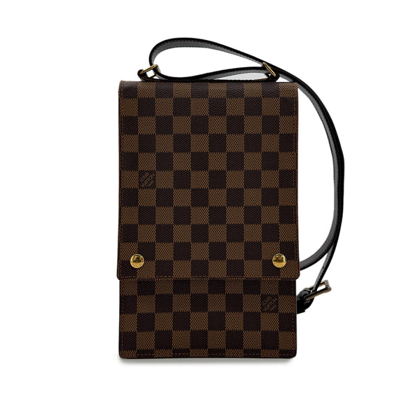 LOUIS VUITTON DAMIER PORTOBELLO SHOULDER BAG EBENE N45271 90298465 - PURPOSE