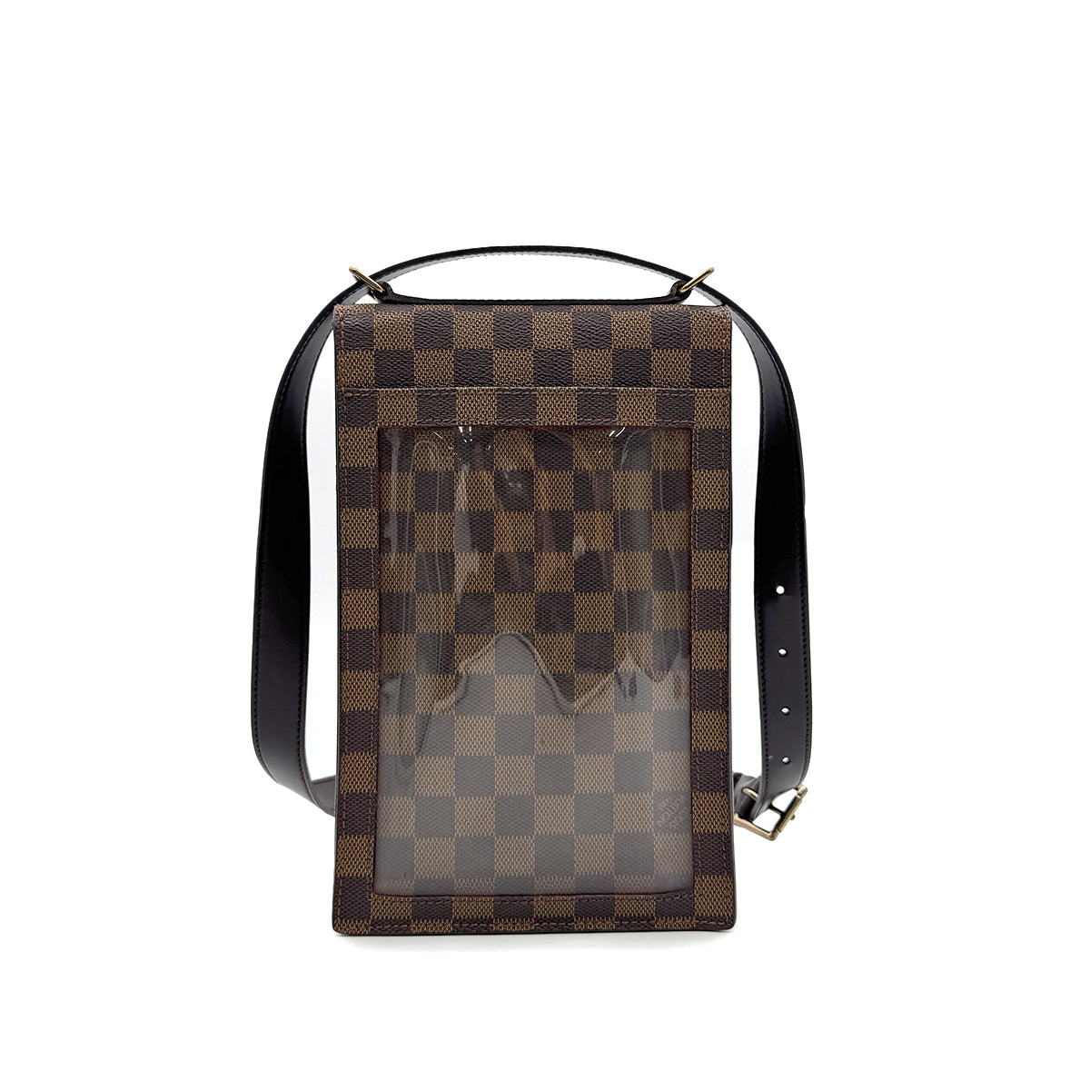 LOUIS VUITTON DAMIER PORTOBELLO SHOULDER BAG EBENE N45271 90298465