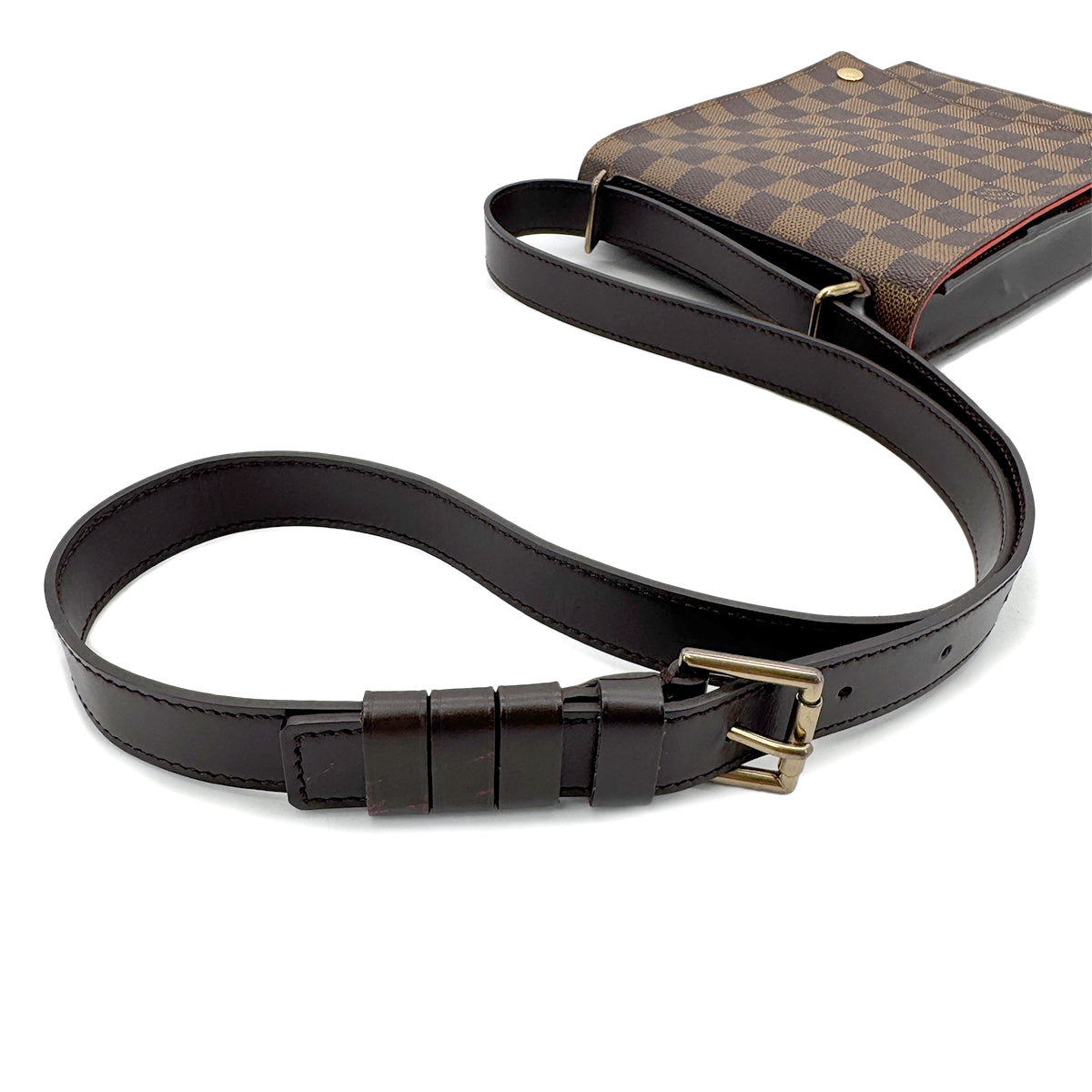 LOUIS VUITTON DAMIER PORTOBELLO SHOULDER BAG EBENE N45271 90298465