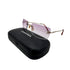 CHANEL SUNGLASSES COCOMARK RHINESTONE PURPLE RED EYEWEAR 90298687 - PURPOSE