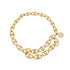 CHANEL VINTAGE COCOMARK CHAIN BELT GOLD ACCESSORY 93P 90298696