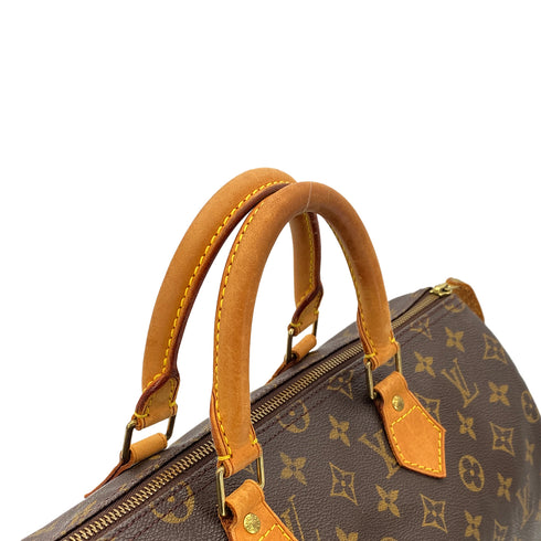 LOUIS VUITTON MONOGRAM SPEEDY 35 HAND BAG BROWN M41524 90298697
