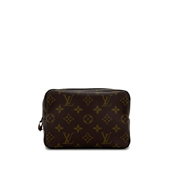 MONOGRAM TROUSSE TOILETTE 18 CLUTCH BAG BROWN M47526 90298700 - PURPOSE