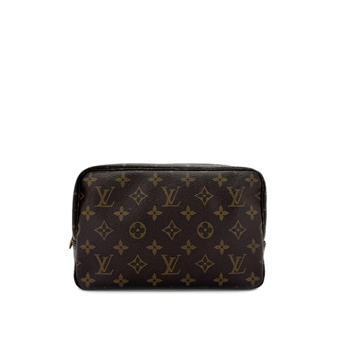 LOUIS VUITTON MONOGRAM TROUSSE TOILETTE 23 CLUTCH BAG BROWN M47524 90298701 - PURPOSE