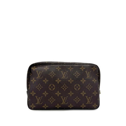 LOUIS VUITTON MONOGRAM TROUSSE TOILETTE 23 CLUTCH BAG BROWN M47524 90298701 - PURPOSE