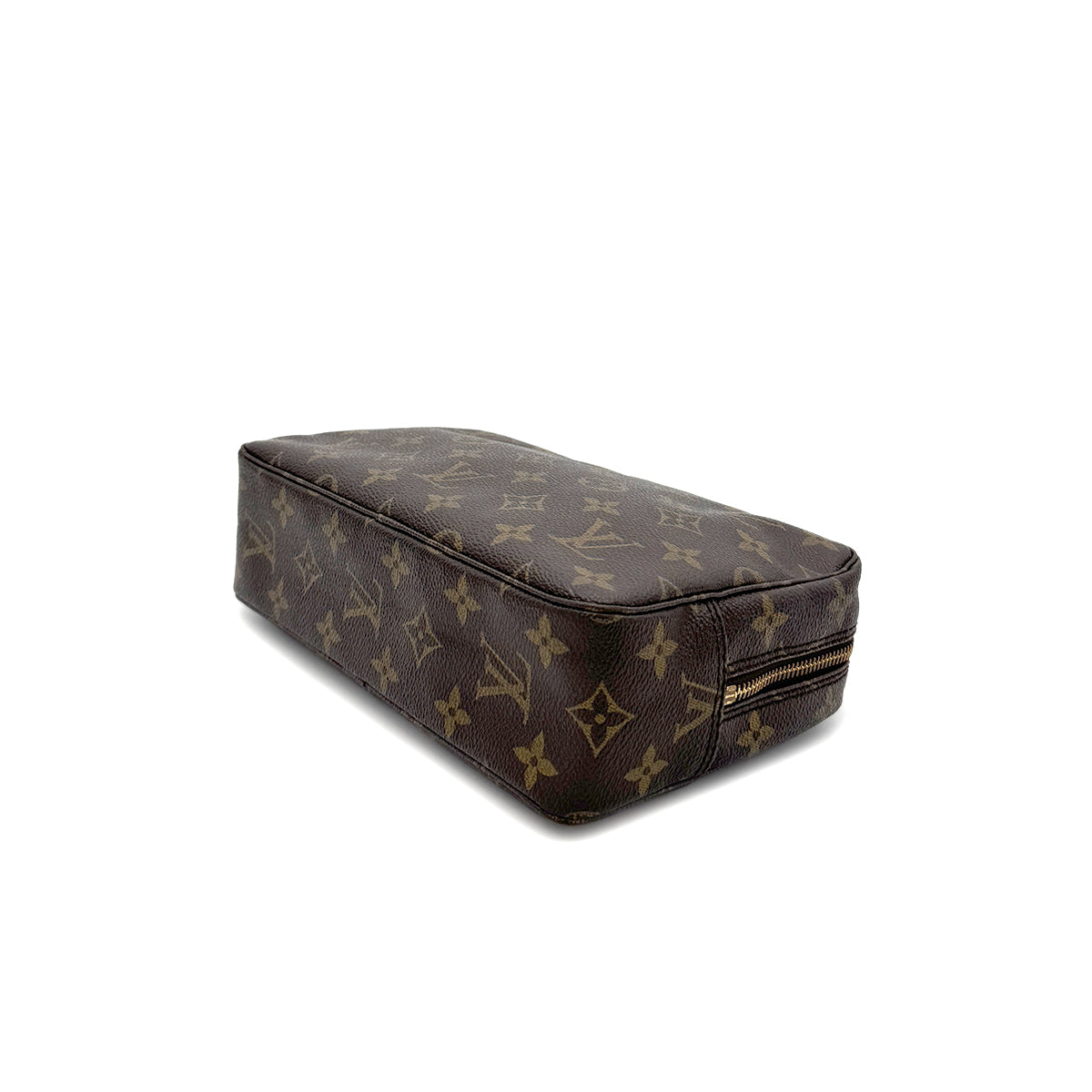 LOUIS VUITTON MONOGRAM TROUSSE TOILETTE 23 CLUTCH BAG BROWN M47524 90298701