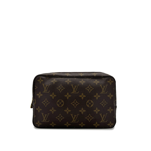 LOUIS VUITTON MONOGRAM TROUSSE TOILETTE 23 CLUTCH BAG BROWN M47524 90298702 - PURPOSE
