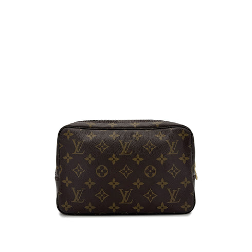 LOUIS VUITTON MONOGRAM TROUSSE TOILETTE 23 CLUTCH BAG BROWN M47524 90298702 - PURPOSE
