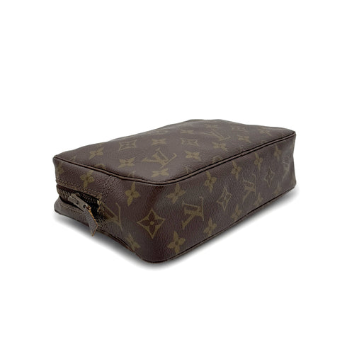 LOUIS VUITTON MONOGRAM TROUSSE TOILETTE 23 CLUTCH BAG BROWN M47524 90298704 - PURPOSE