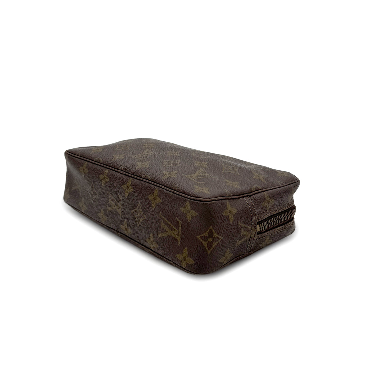 LOUIS VUITTON MONOGRAM TROUSSE TOILETTE 23 CLUTCH BAG BROWN M47524 90298704