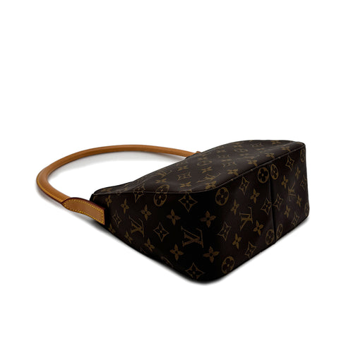 LOUIS VUITTON MONOGRAM LOOPING MM SHOULDER BAG BROWN M51146 90298710 - PURPOSE