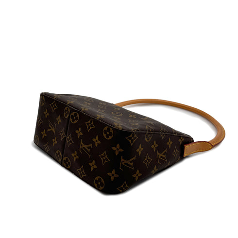 LOUIS VUITTON MONOGRAM LOOPING MM SHOULDER BAG BROWN M51146 90298710 - PURPOSE