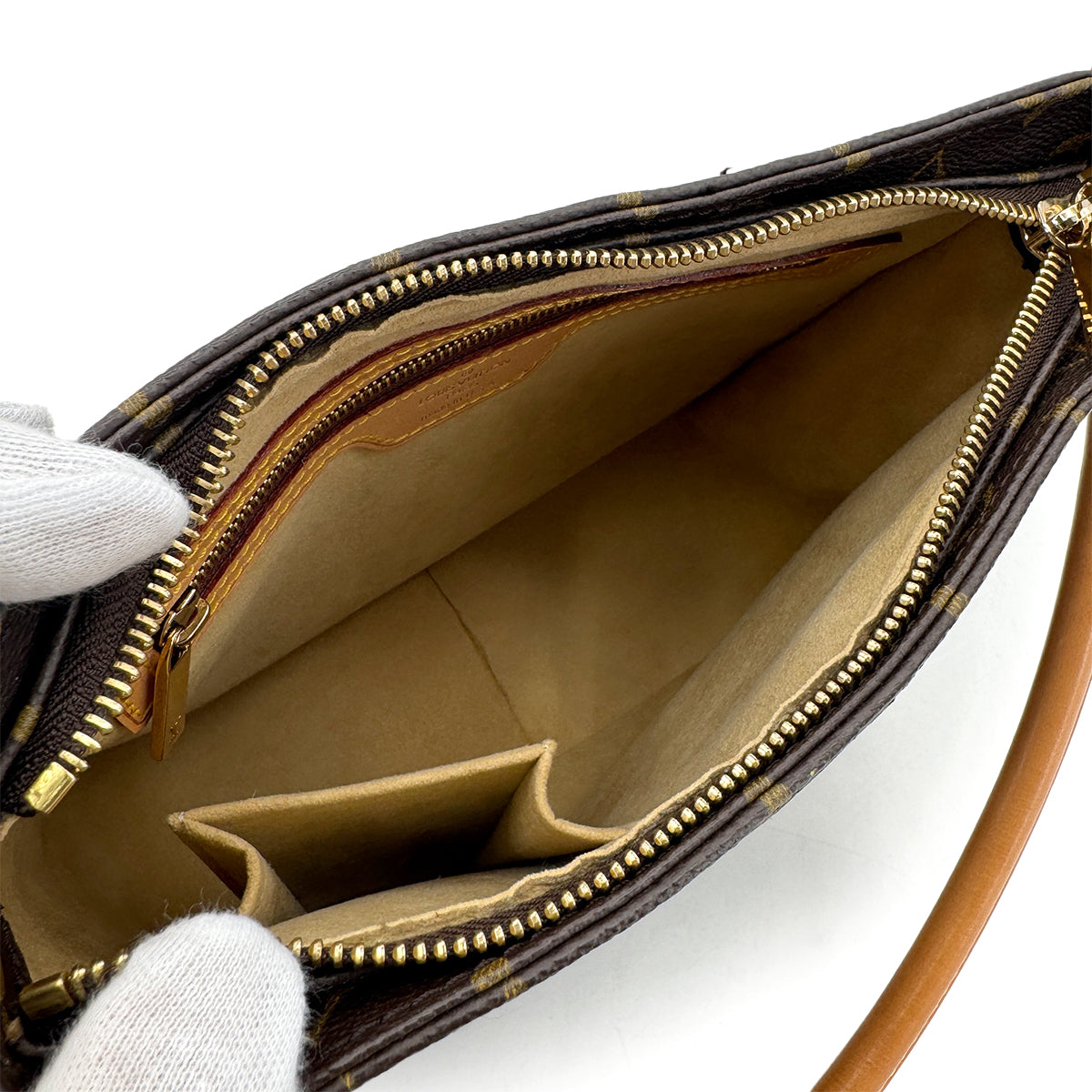 LOUIS VUITTON MONOGRAM LOOPING MM SHOULDER BAG BROWN M51146 90298710