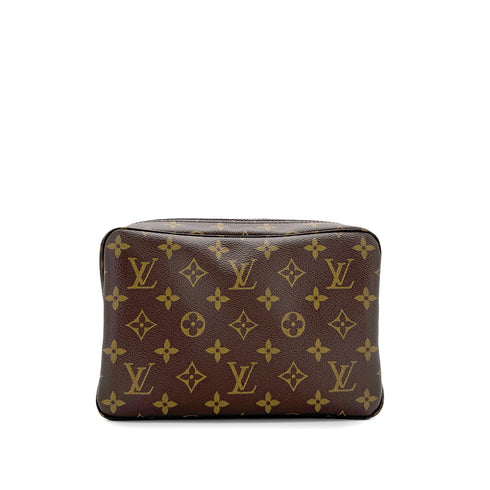 LOUIS VUITTON MONOGRAM TROUSSE TOILETTE 23 CLUTCH BAG BROWN M47524 90298711 - PURPOSE
