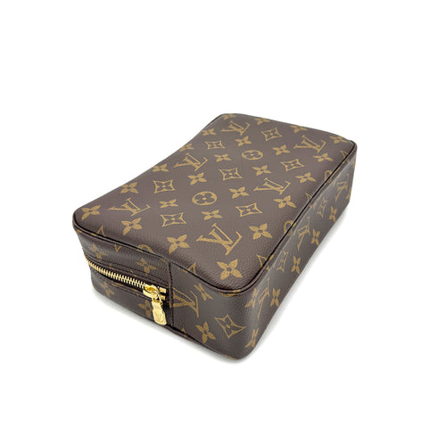 LOUIS VUITTON MONOGRAM TROUSSE TOILETTE 23 CLUTCH BAG BROWN M47524 90298711 - PURPOSE