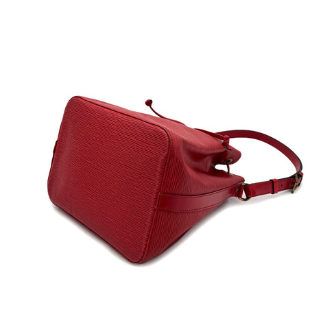 LOUIS VUITTON EPI PETIT NOE SHOULDER BAG CASTILIAN RED LEATHER M44107 90298713 - PURPOSE